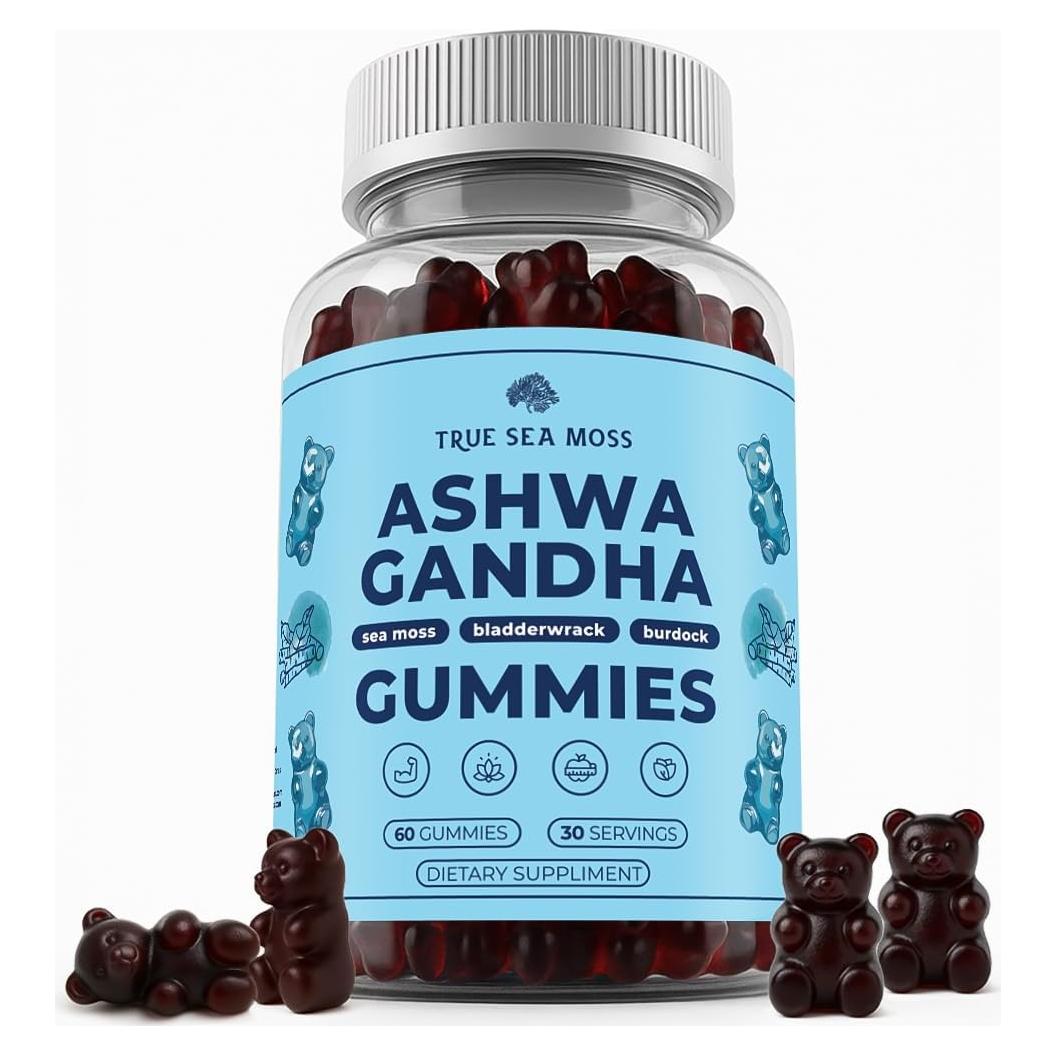 Gomitas de Musgo Marino Veganas TRUE SEA MOSS 1200mg 60 Unidades