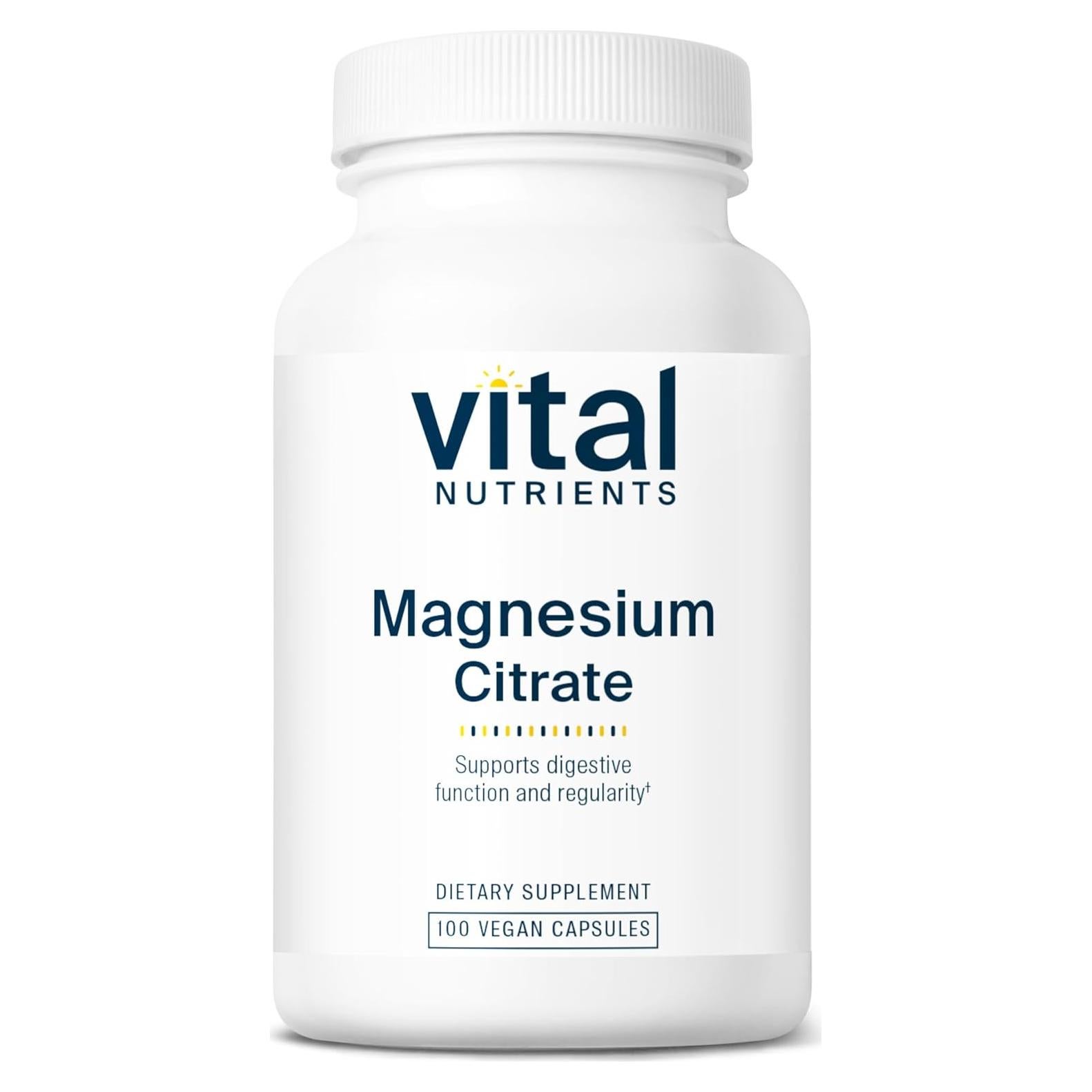 Citrato de Magnesio Vital Nutrients 150mg 100 Cápsulas Veganas