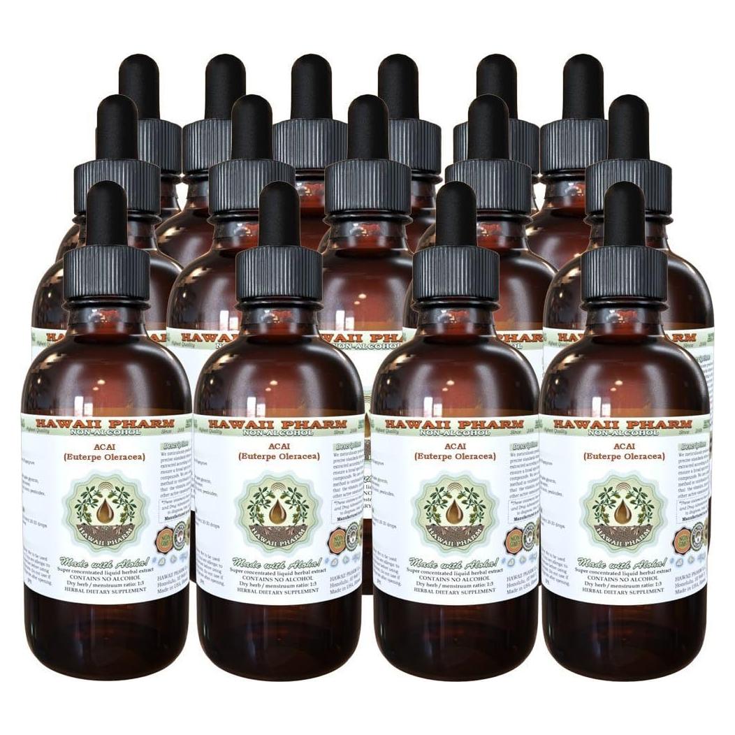 Extracto Líquido de Acai Orgánico Hawaii Pharm 1774.4 ml