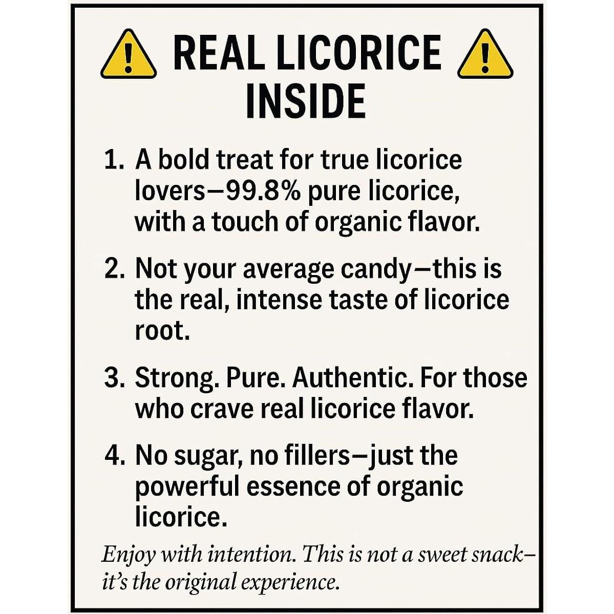 Dulces de Regaliz Orgánico ZOT con Anís - 68g (Paquete de 6)