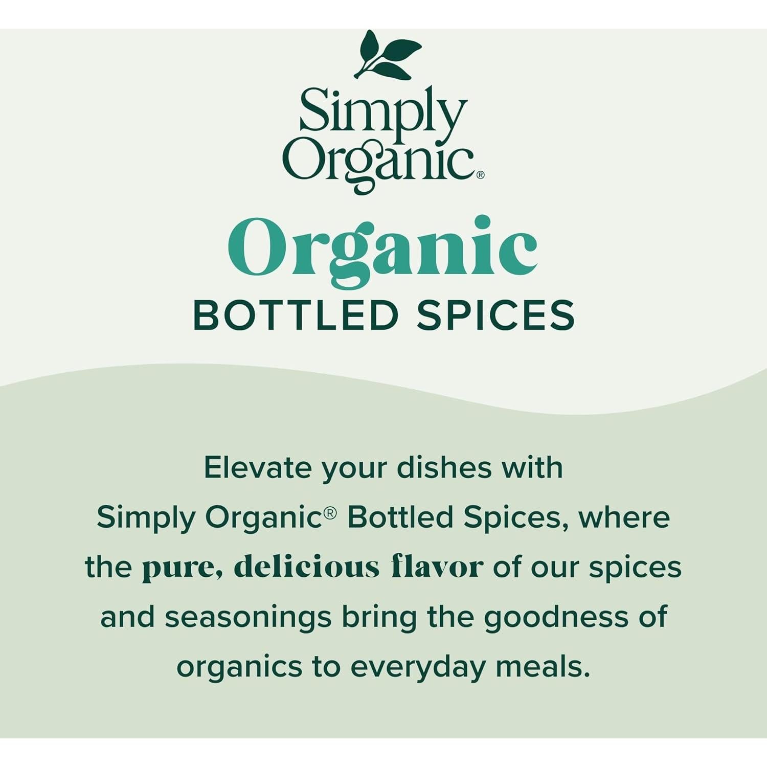 Hoja de Salvia Molida Simplemente Orgánico 40g - Sabor Dulce y Terroso