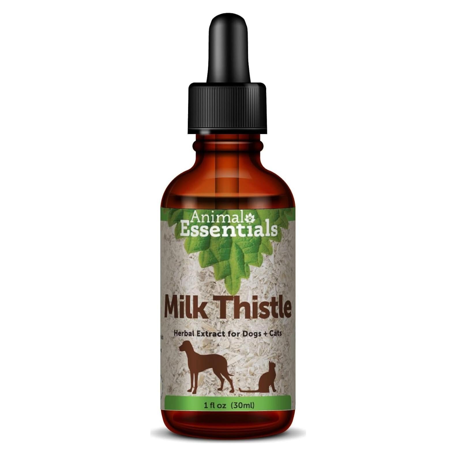 Suplemento Cardo Mariano Esencial de Animales 30ml para Perros y Gatos