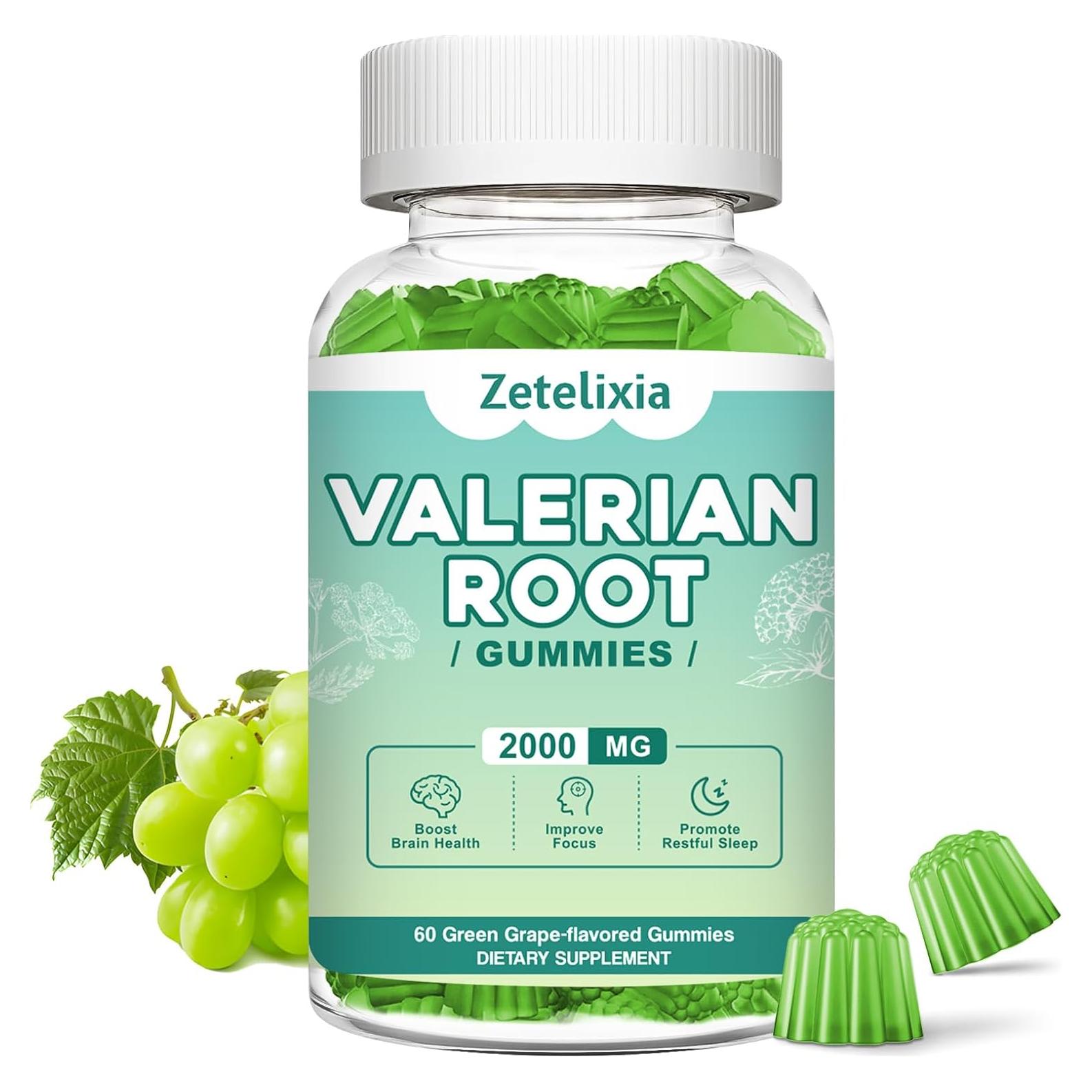 Gomitas de Raíz de Valeriana Orgánica Zetelixia 60 Unidades