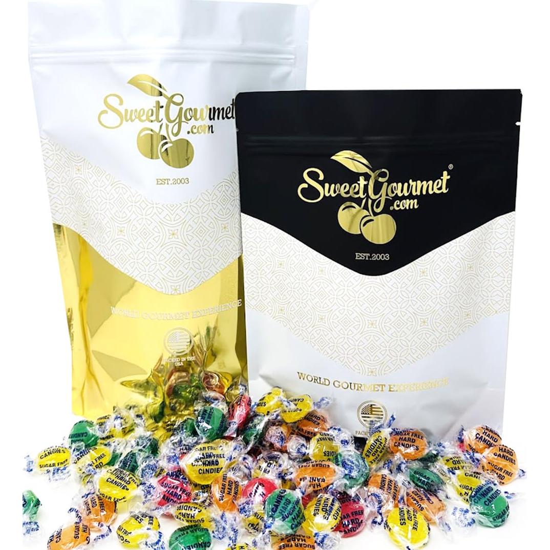 Dulces Sin Azúcar Gourmet 0.91Kg - 4 Sabores Variados