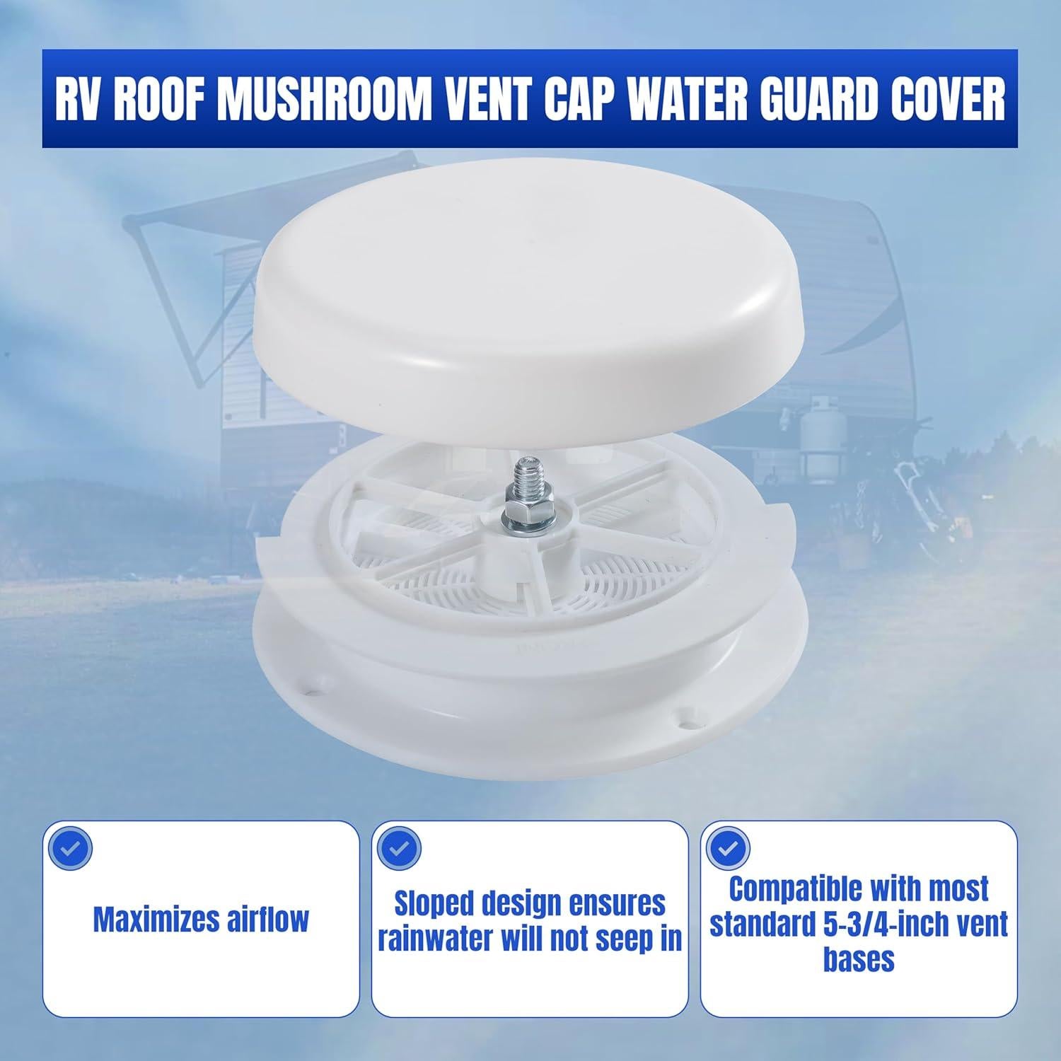 Tapa de Ventilación de Techo Ralosyn para RV 14.6 cm Impermeable