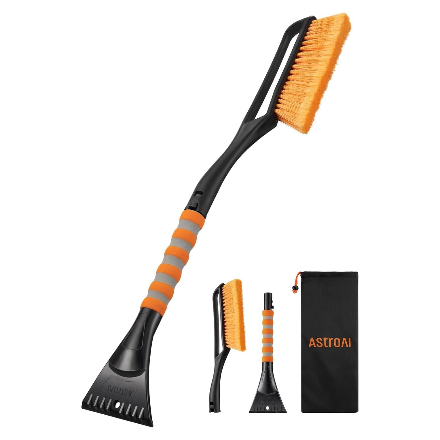 Cepillo de Nieve AstroAI 68.58 cm con Raspador Ergonómico