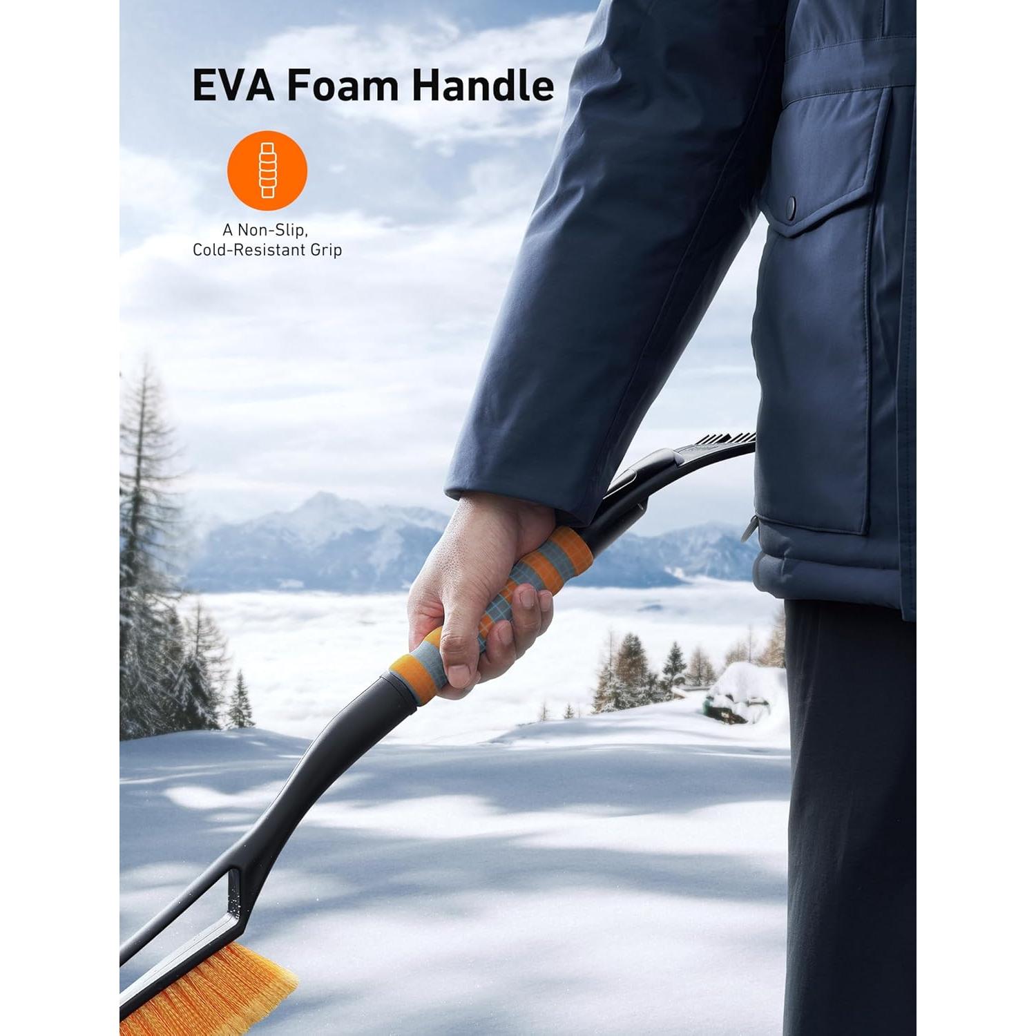 Cepillo de Nieve AstroAI 68.58 cm con Raspador Ergonómico