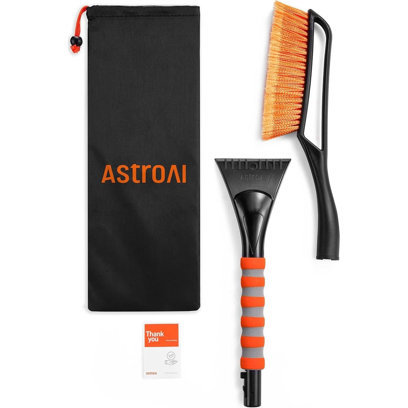 Cepillo de Nieve AstroAI 68.58 cm con Raspador Ergonómico