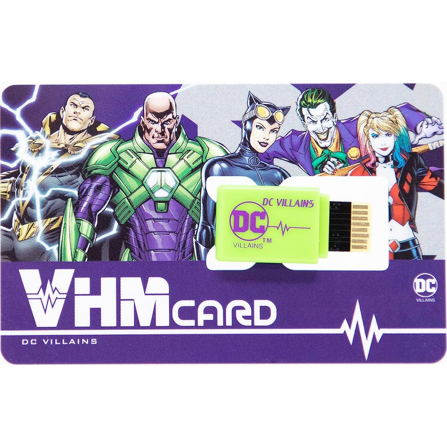 Paquete de Tarjetas de Memoria Vital Hero Bandai DC - Superhéroes