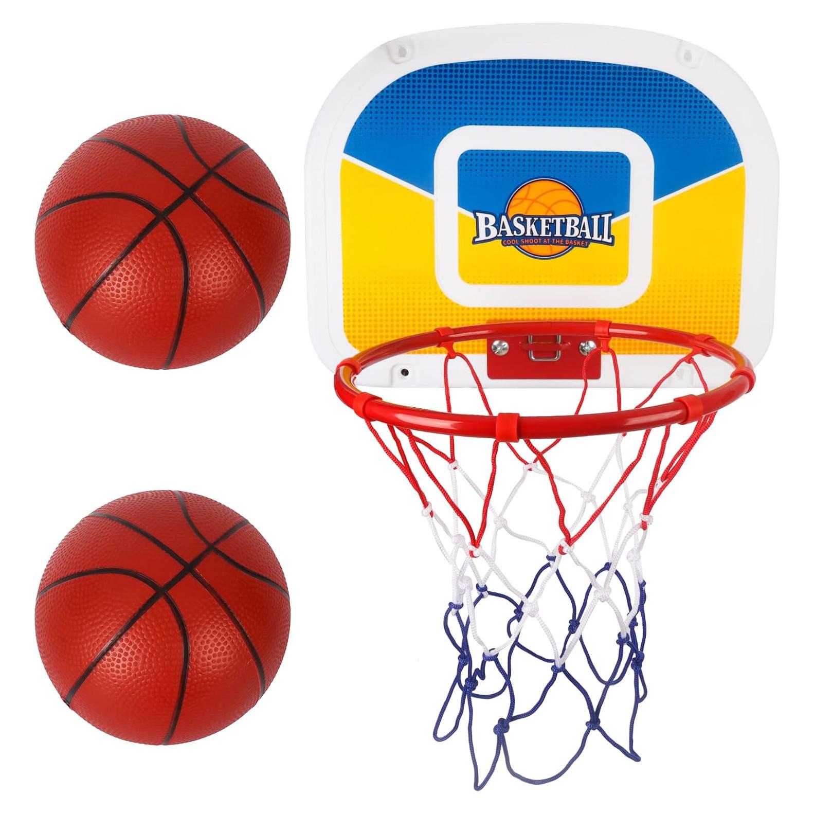 Aro de Baloncesto UROVIBOSCR para Trampolín con 2 Pelotas