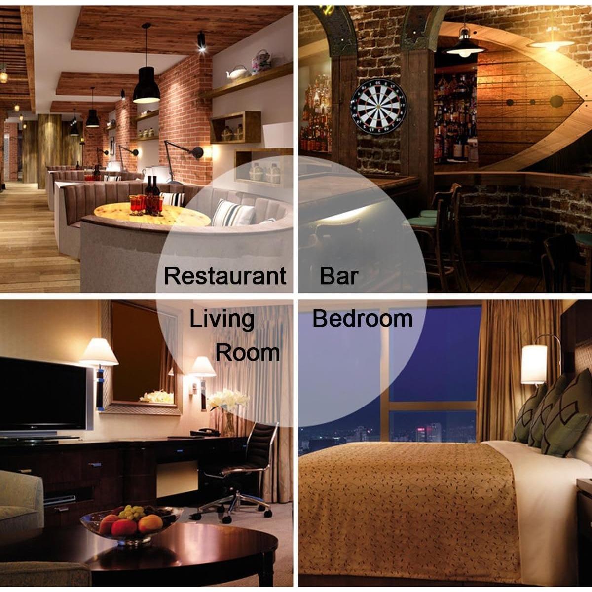 Bombilla LED E26 4W 2700K Regulable Paquete de 6