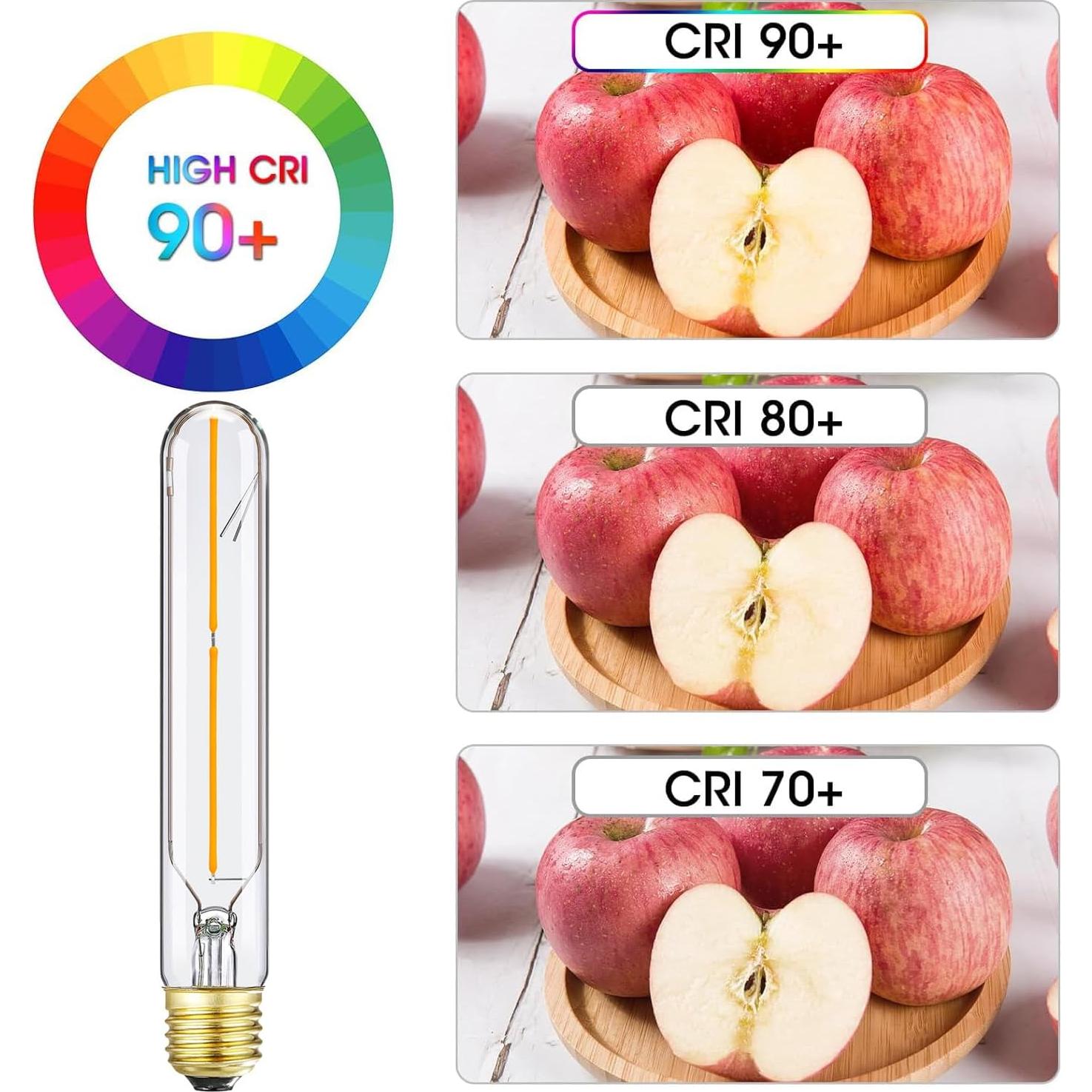 Bombilla LED E26 4W 2700K Regulable Paquete de 6