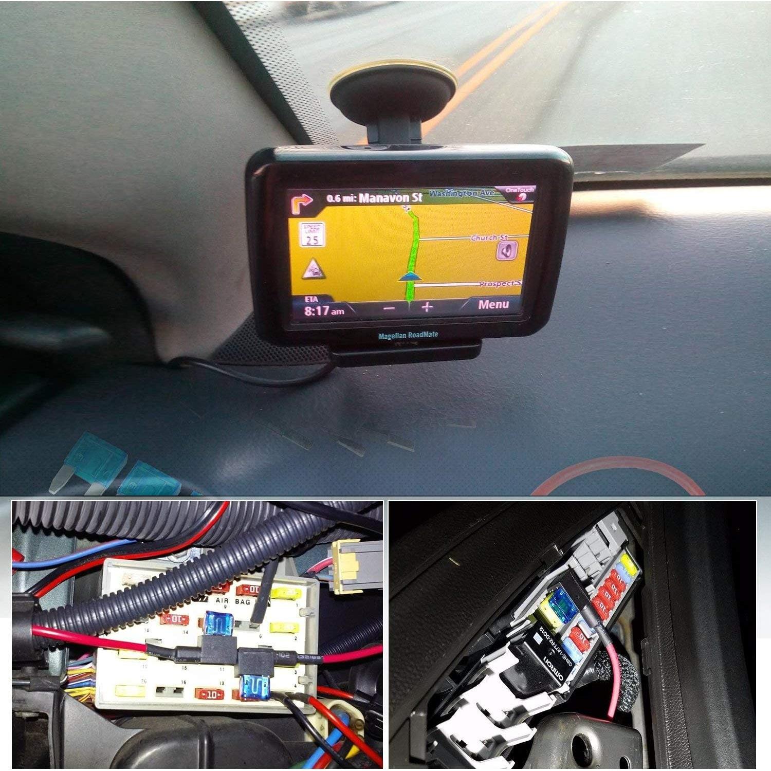 Adaptador de Fusible Tap Nilight 50034R 10PCS + 120 Fusibles Mini