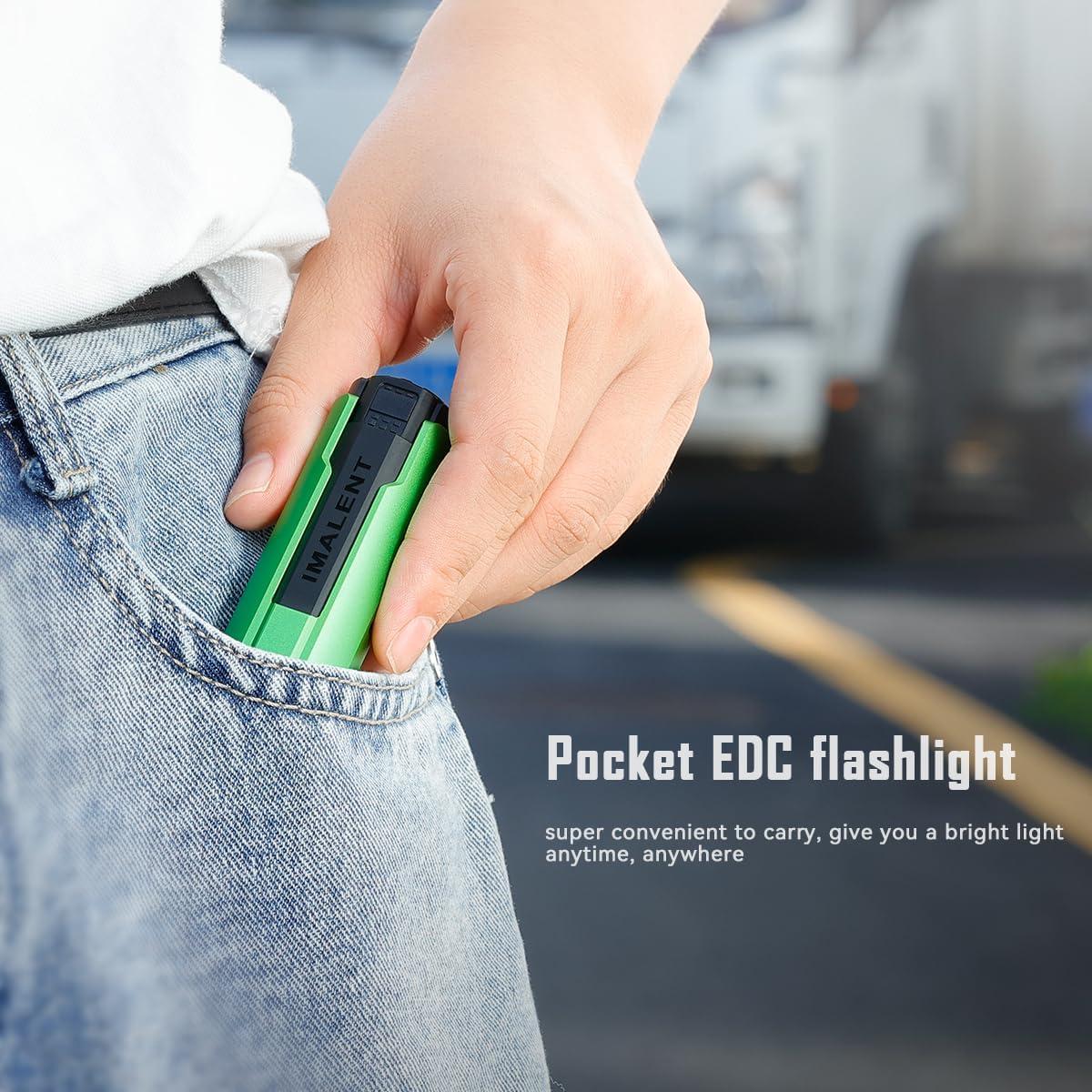 Linterna EDC IMALENT LD70 4000 Lúmenes LED CREE Verde