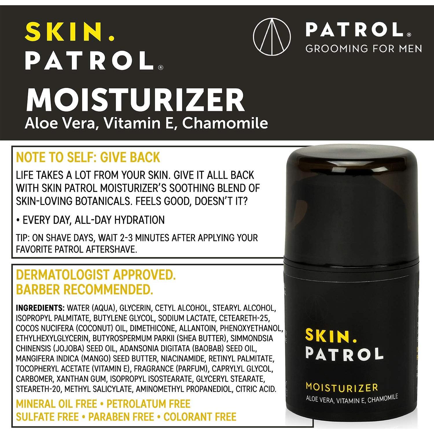 Hidratante Diario Bump Patrol - Aloe Vera, Vitamina E, 47.5g