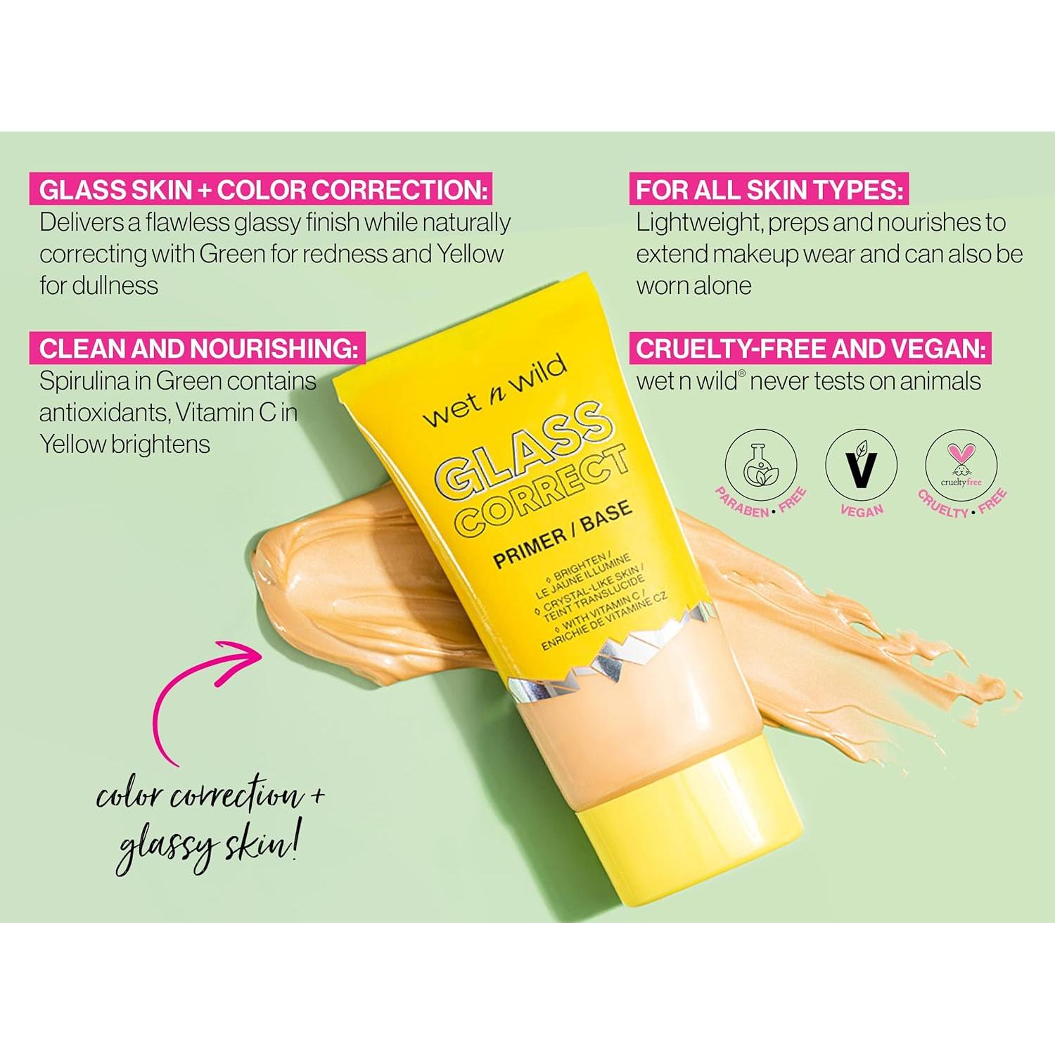 Primer Corrector de Piel Cristalina Wet n Wild 27 ml Amarillo