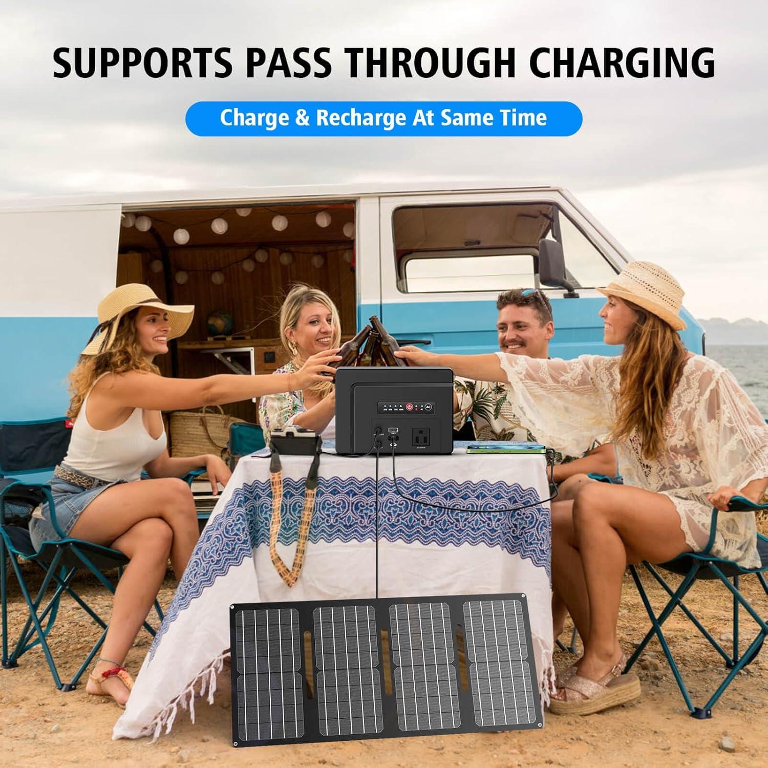 Banco de Energía Portátil Powkey 100W 26400mAh Carga Rápida