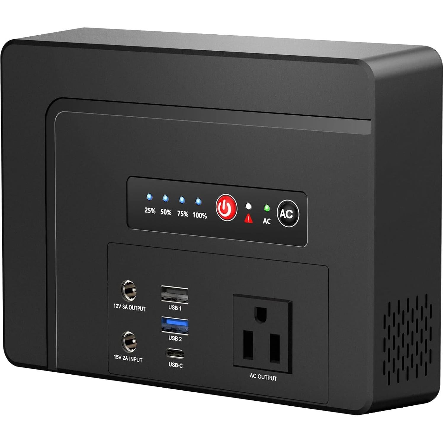 Banco de Energía Portátil Powkey 100W 26400mAh Carga Rápida