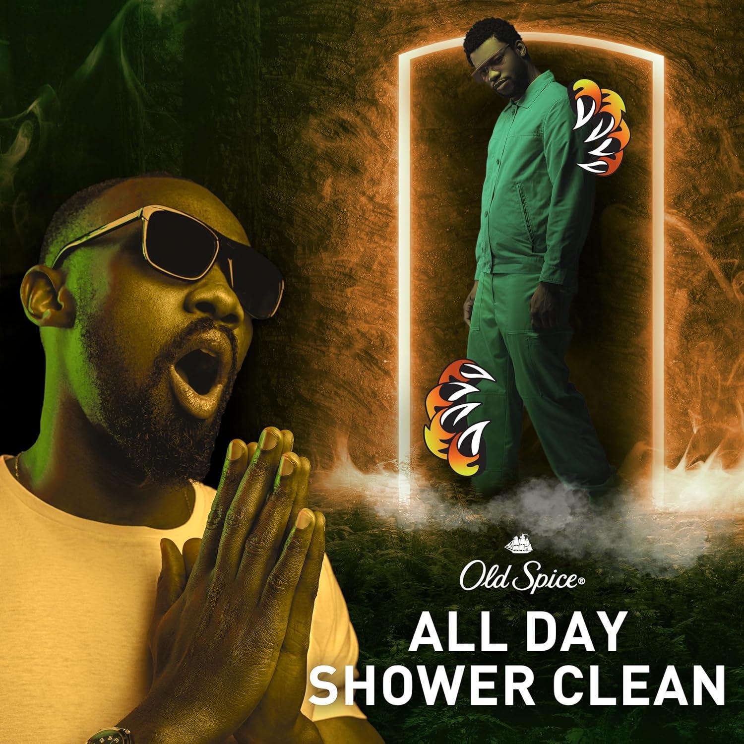 Gel de Ducha Old Spice Bearglove 2-en-1 4x33.4oz Aroma Duradero