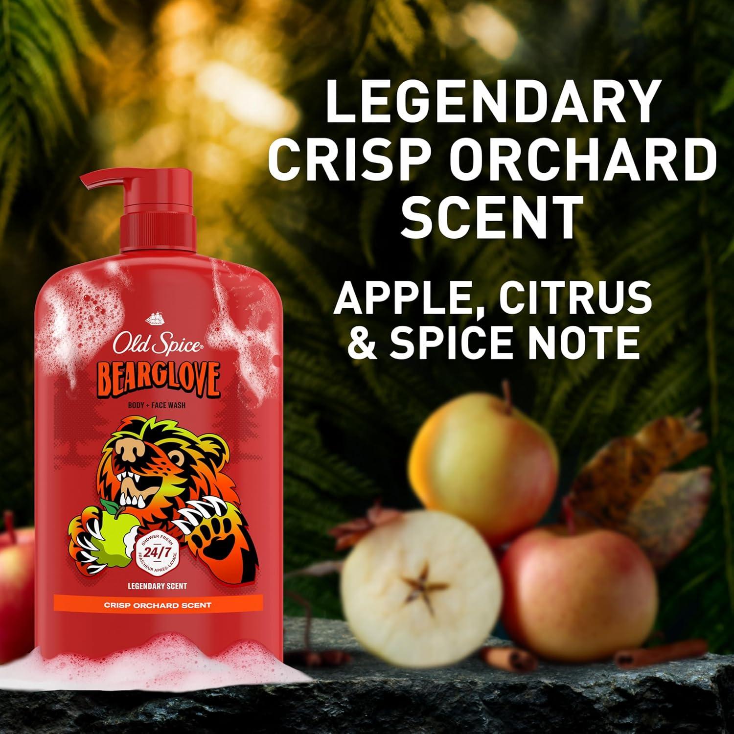 Gel de Ducha Old Spice Bearglove 2-en-1 4x33.4oz Aroma Duradero