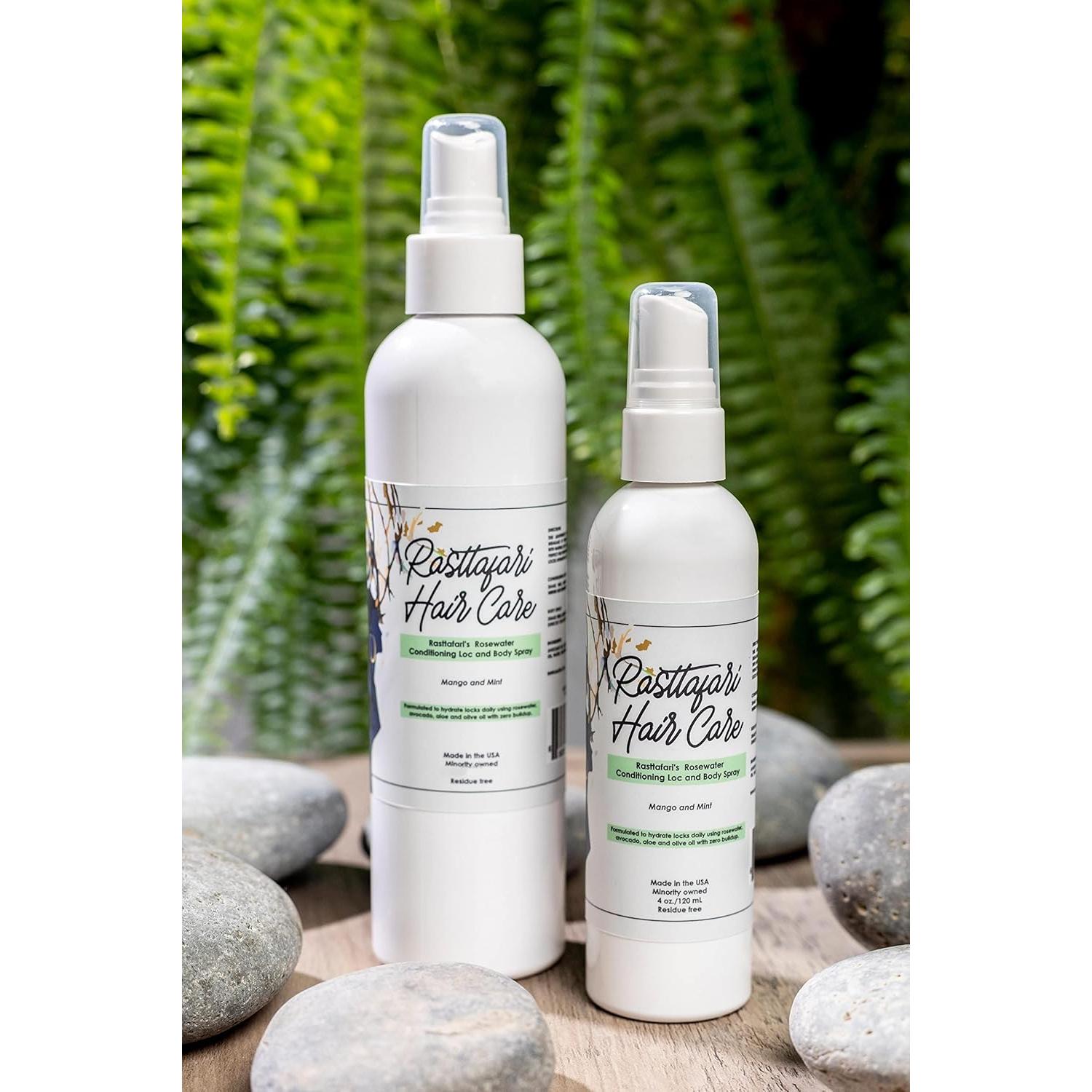 Spray Acondicionador Hidratante Rastta Locs 118 ml - Agua de Rosas y Menta