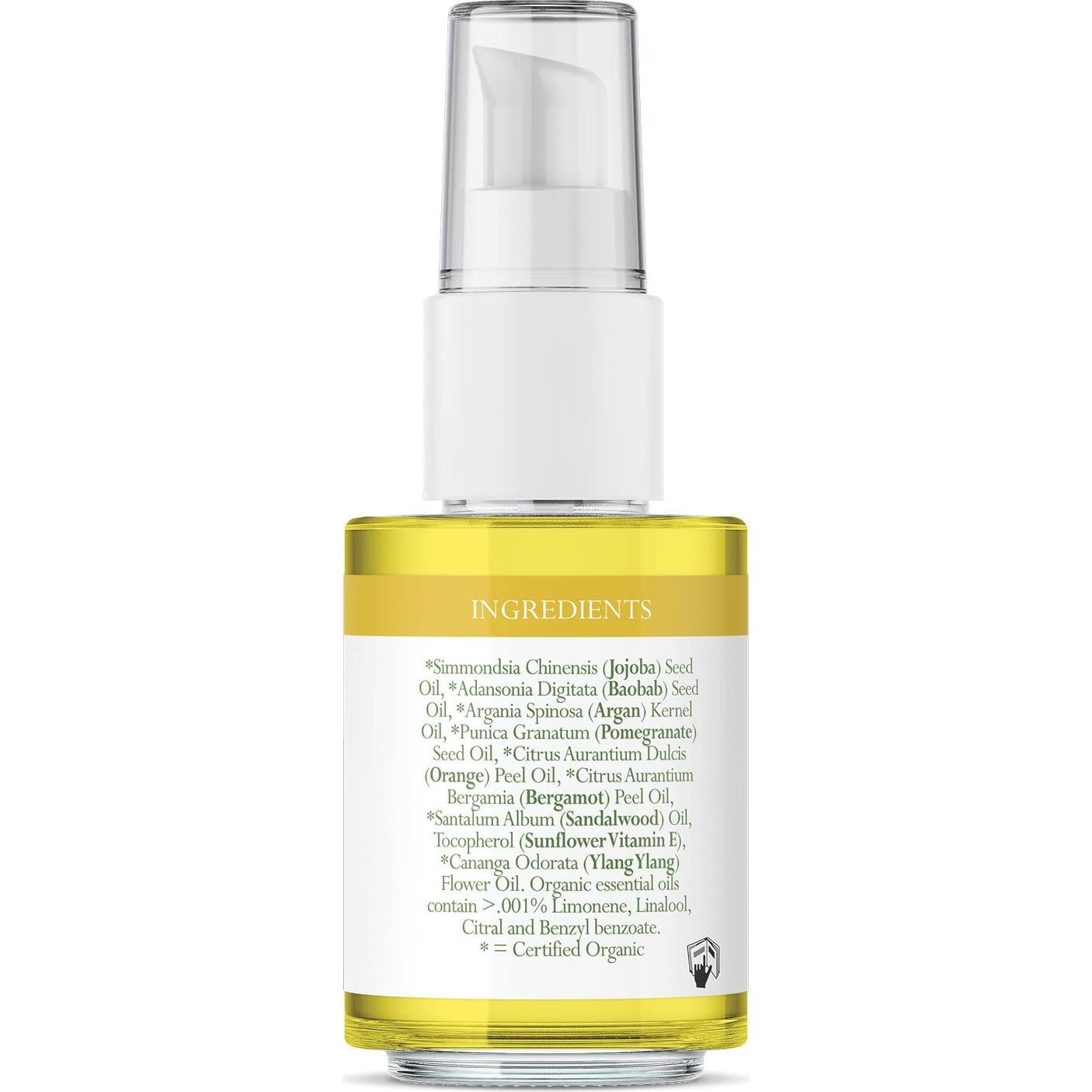 Aceite Facial Orgánico Badger de Argán 29.57 ml Hidratante