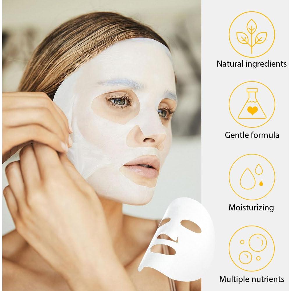 Set de 6 Máscaras Faciales Hidratantes DIARIO DE AMY con Aloe Vera