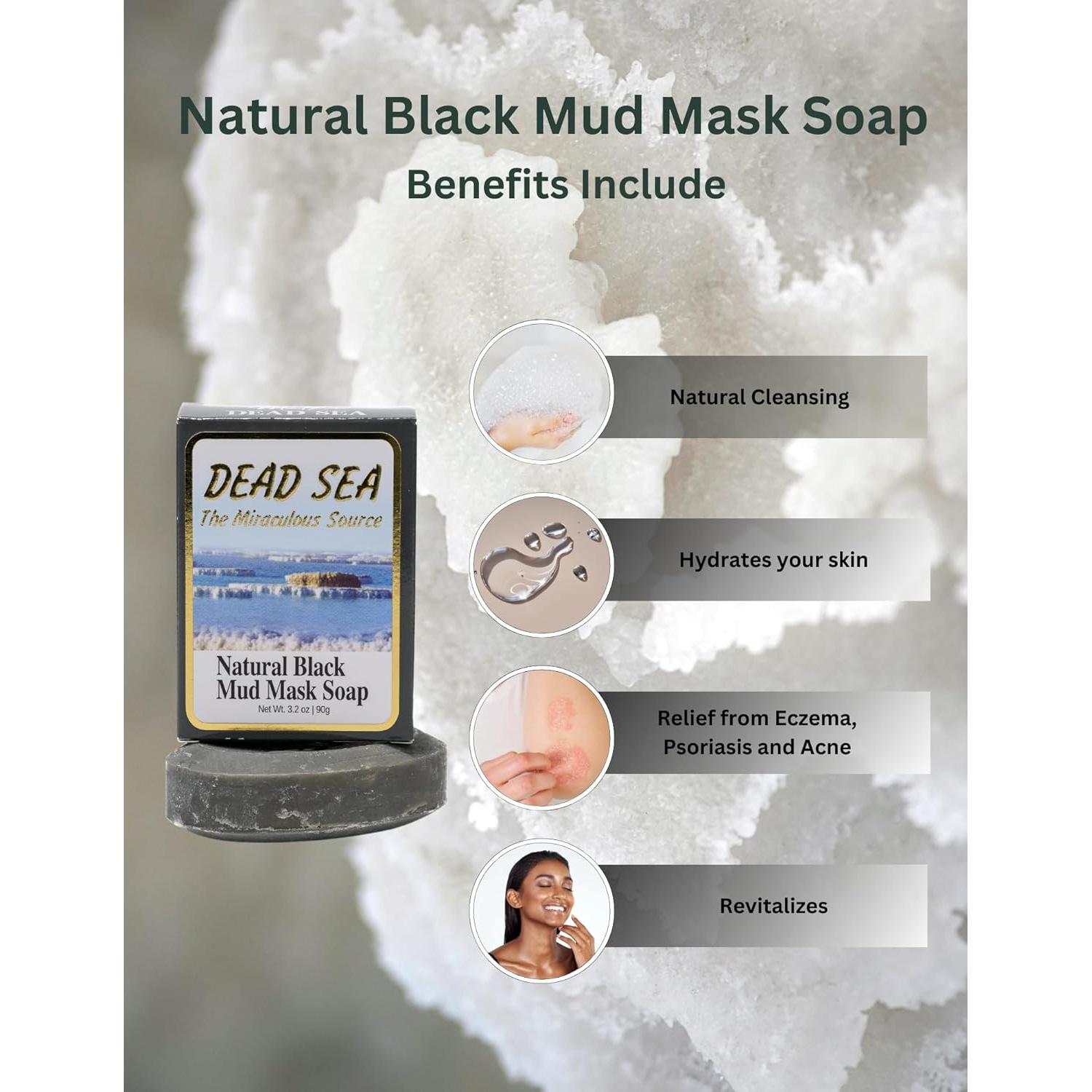 Jabón de Mascarilla de Barro Negro Malki 90g Cuidado Facial