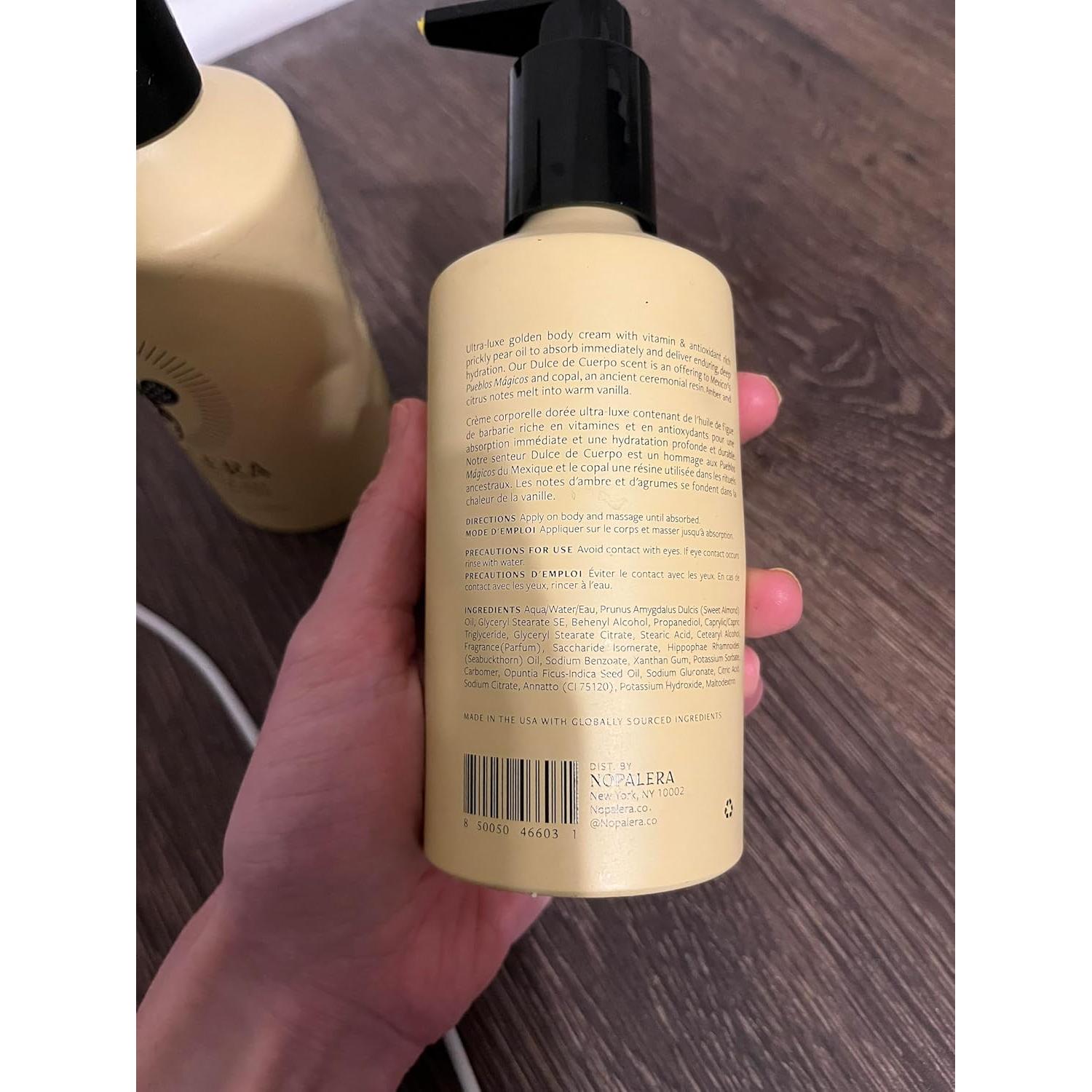 Crema Corporal Hidratante Nopalera Dulce de Cuerpo 227 ml