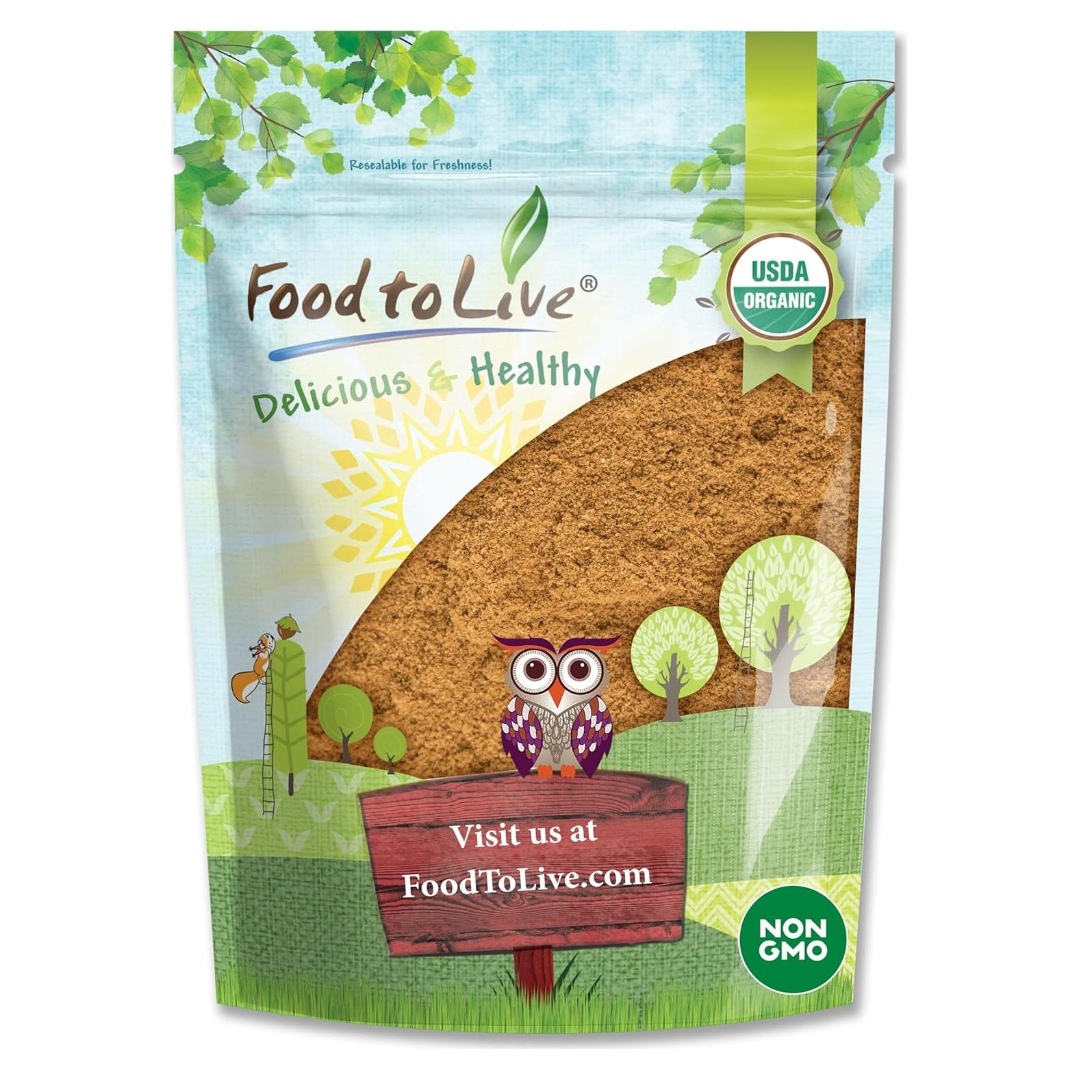 Polvo de Hongo Cordyceps Orgánico Food to Live 227g - Vegano, Kosher