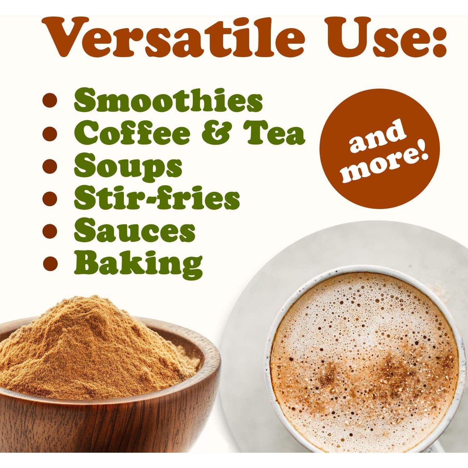 Polvo de Hongo Cordyceps Orgánico Food to Live 227g - Vegano, Kosher