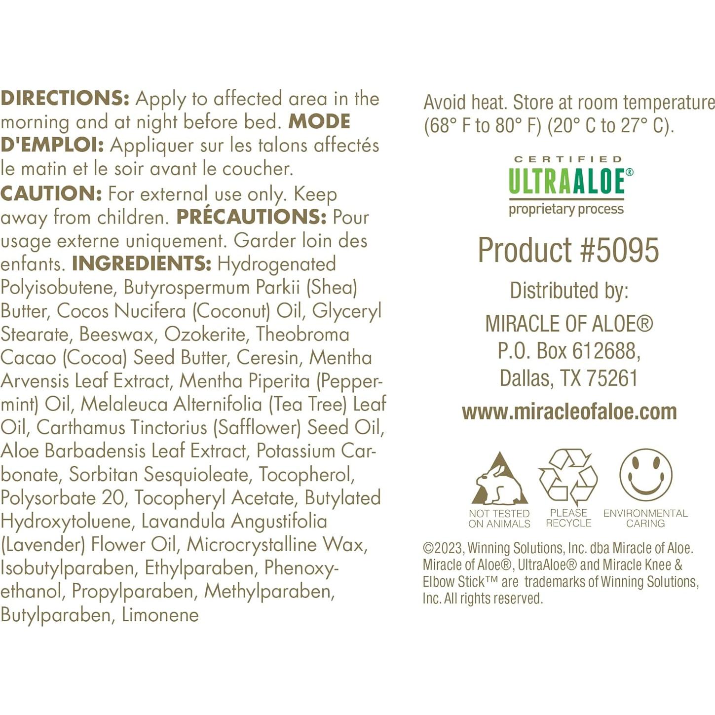 Bastón Milagroso Aloe Vera 70.87 g para Rodillas y Codos