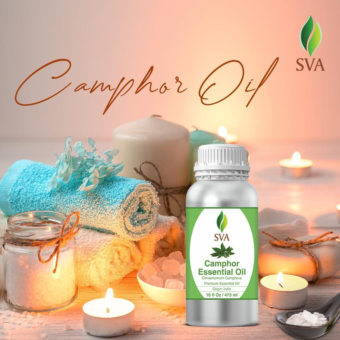 Aceite Esencial de Cápsula SVA 473 ml - Natural para Difusor y Cuidado de la Piel