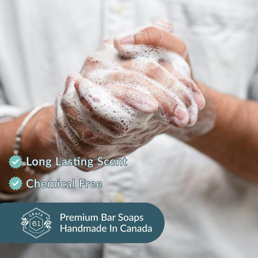 Jabón Natural en Barra Crate 61 - Alpino y Especias - 3 Unidades