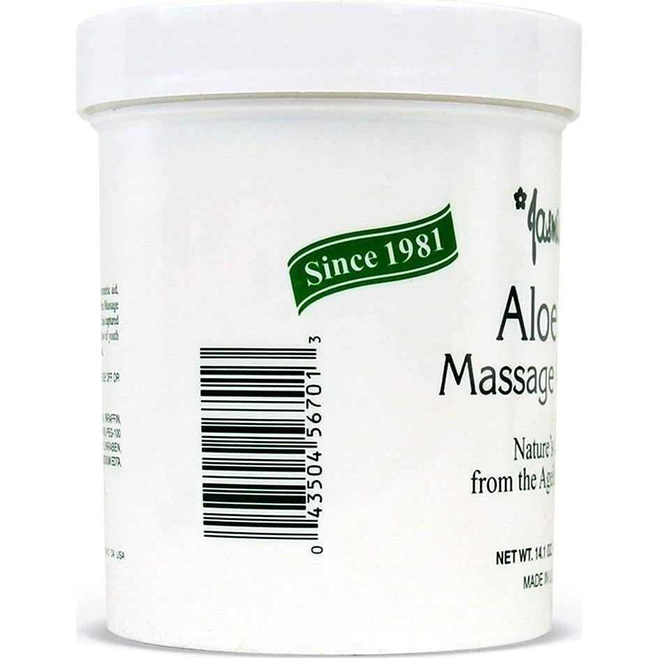 Crema de Masaje Aloe Vera Jazmín 400g Hidratante Anti-Envejecimiento