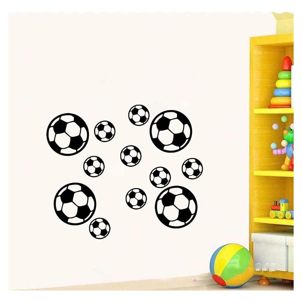 Calcomanías de Pared de Fútbol LZYMSZ 12 Piezas PVC Impermeable