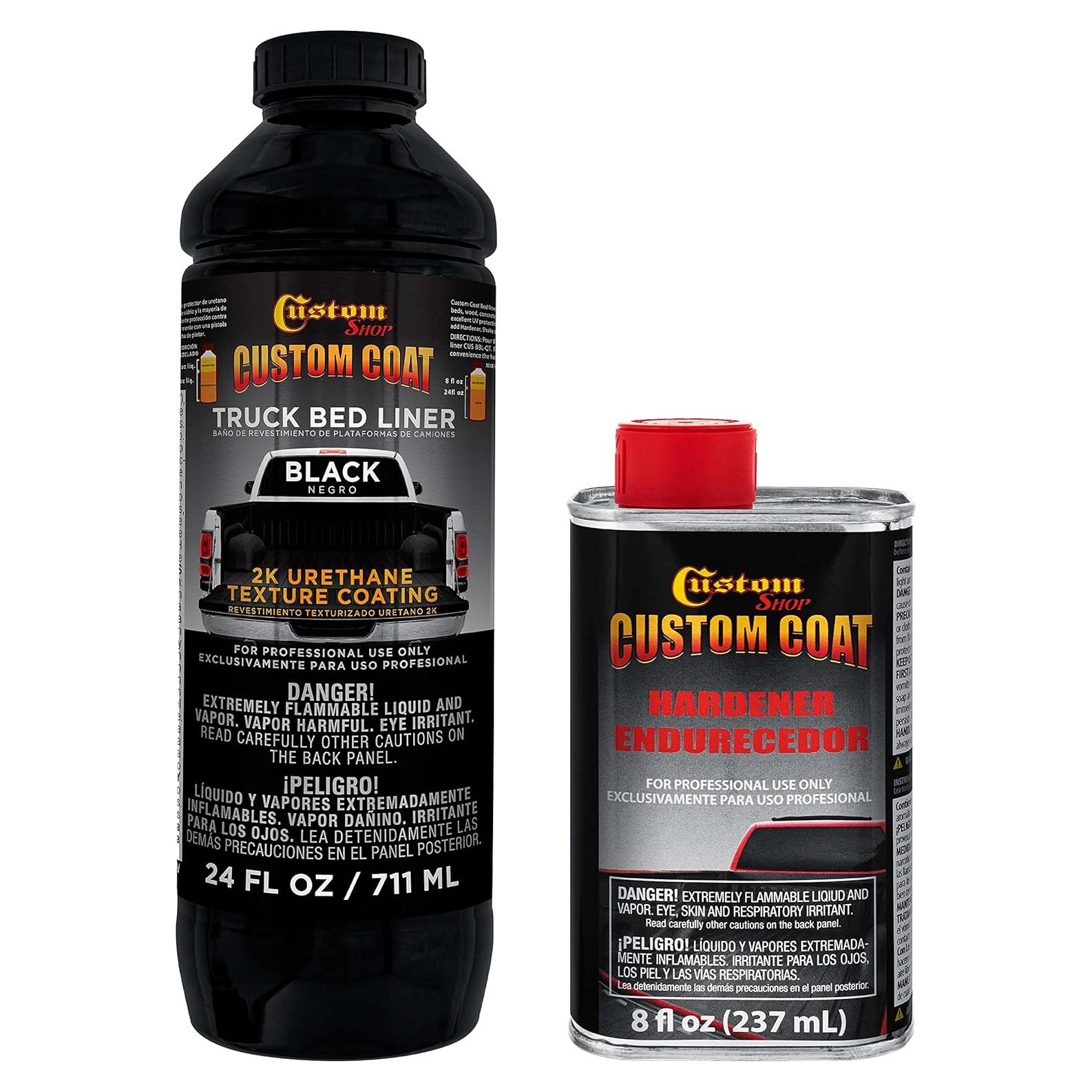 Kit de Recubrimiento Texturizado Custom Coat 0.25 Galones Negro