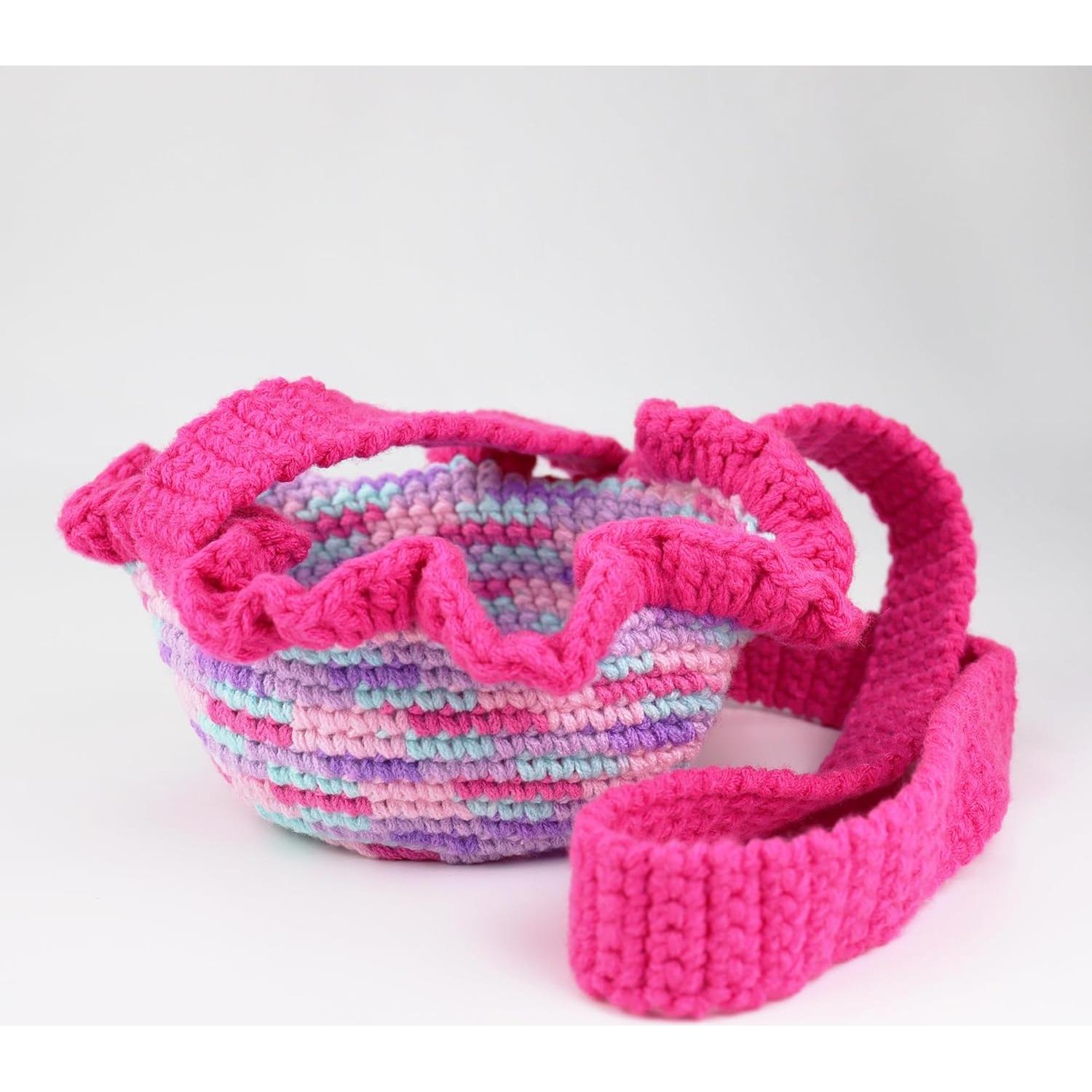 Bolsa de Crochet Hecha a Mano para Furby Morado - 100 cm