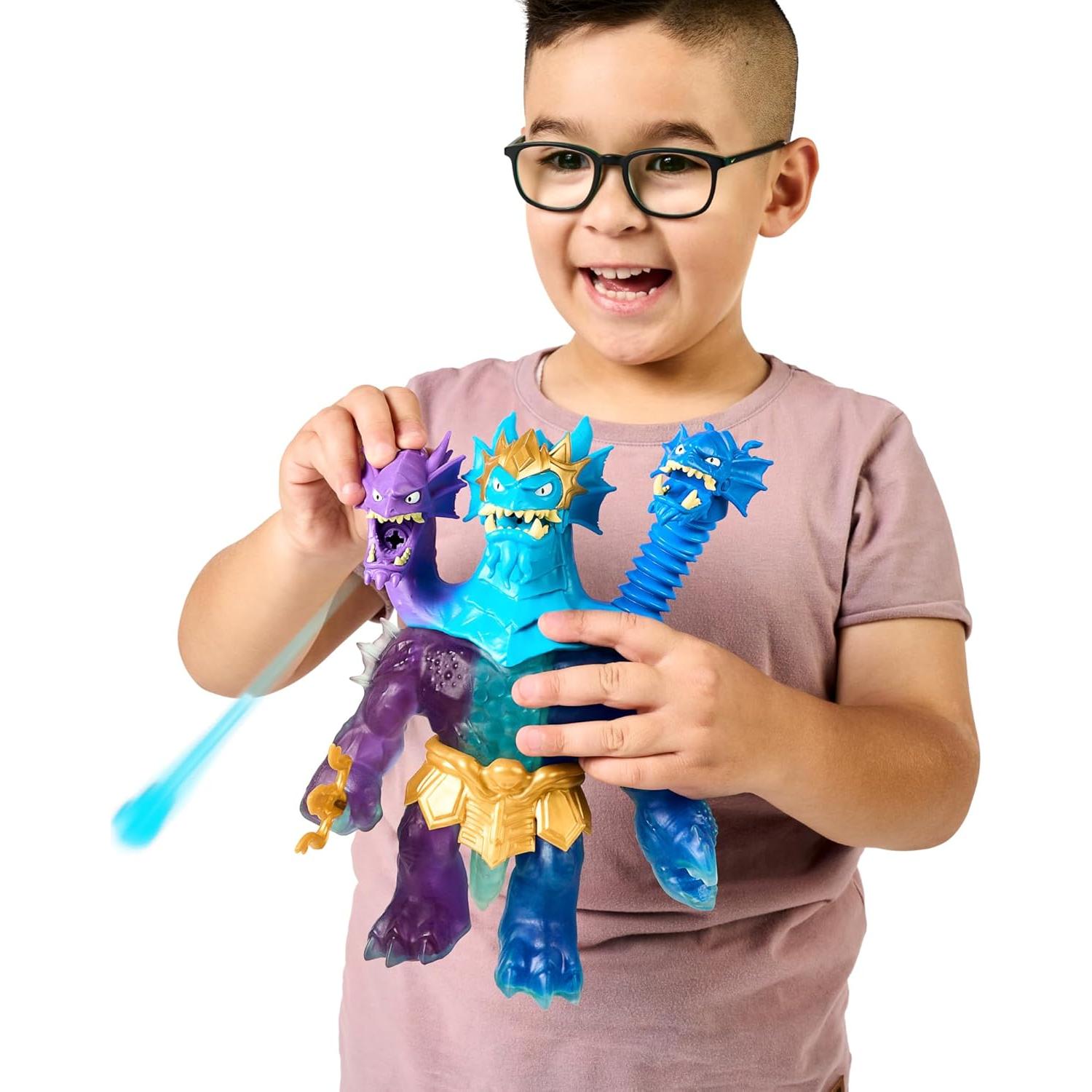 Héroes de Goo Jit Zu Rey Hidra 24cm con Luz y Sonido