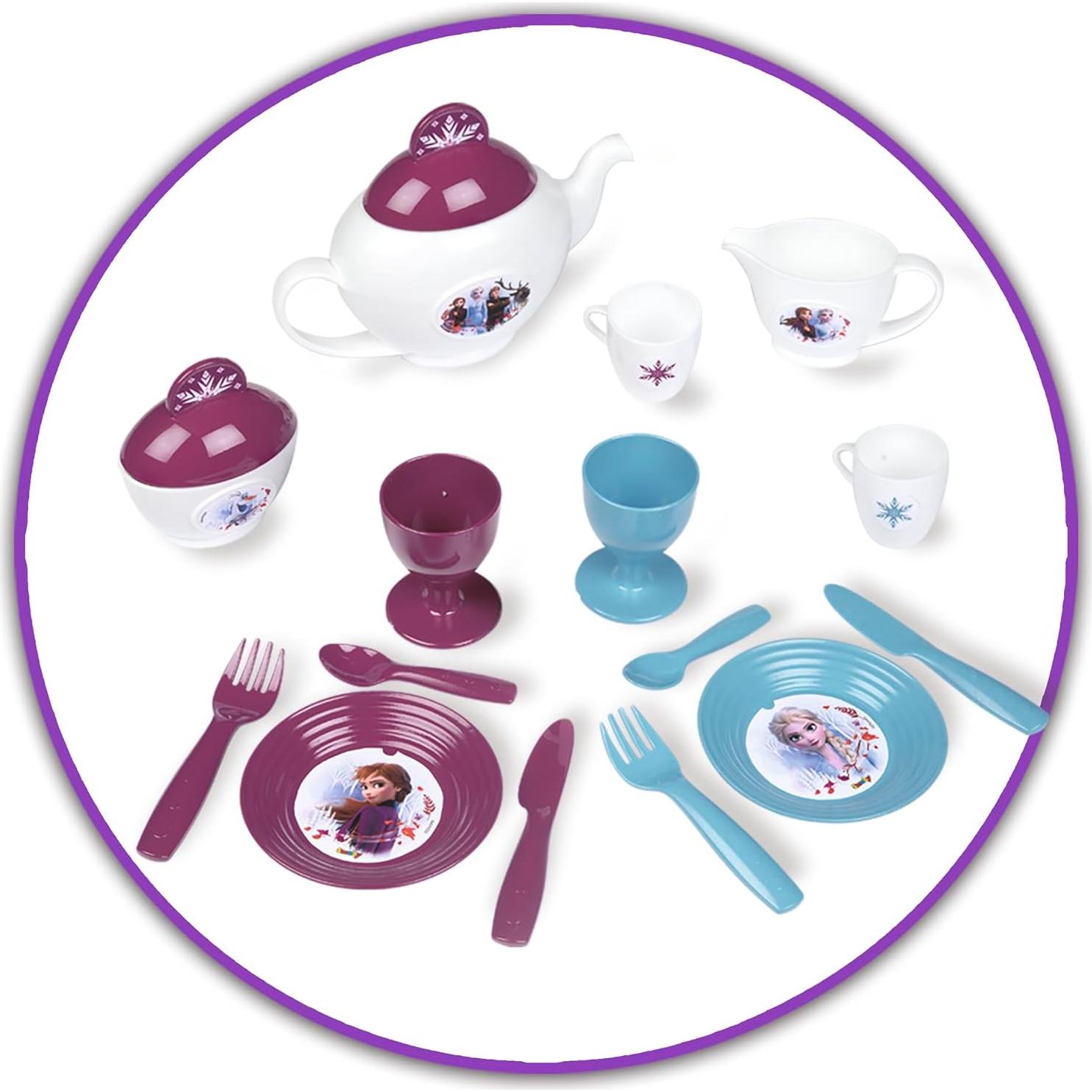 Carrito de Té XL Smoby Frozen 2 con 17 Accesorios