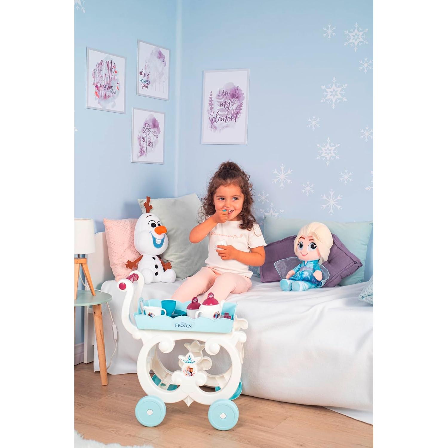 Carrito de Té XL Smoby Frozen 2 con 17 Accesorios