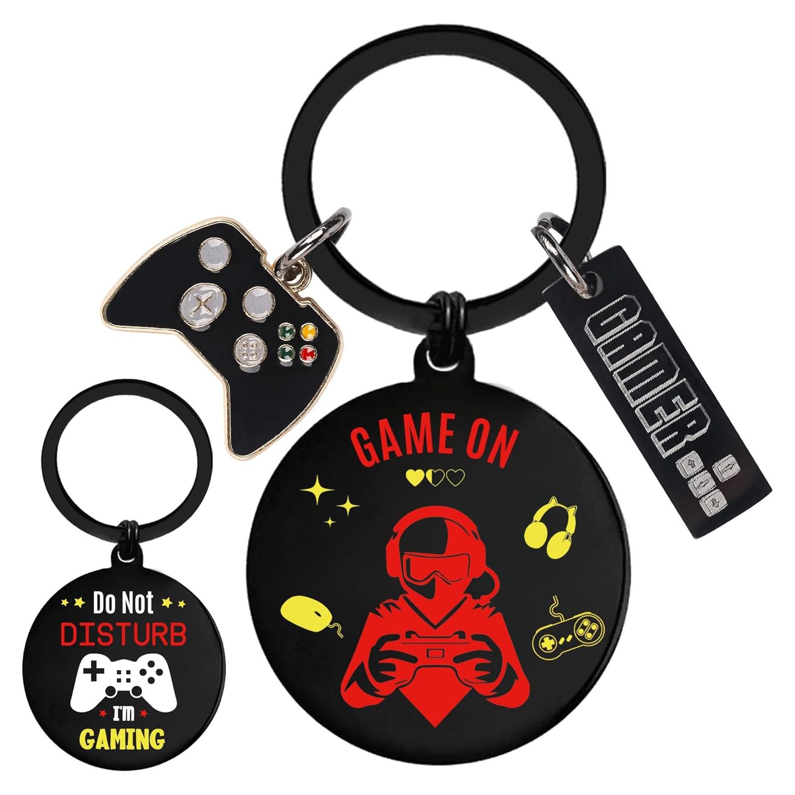 Llavero Gamer Divertido GiftoBi - Astronauta Juega Ahora