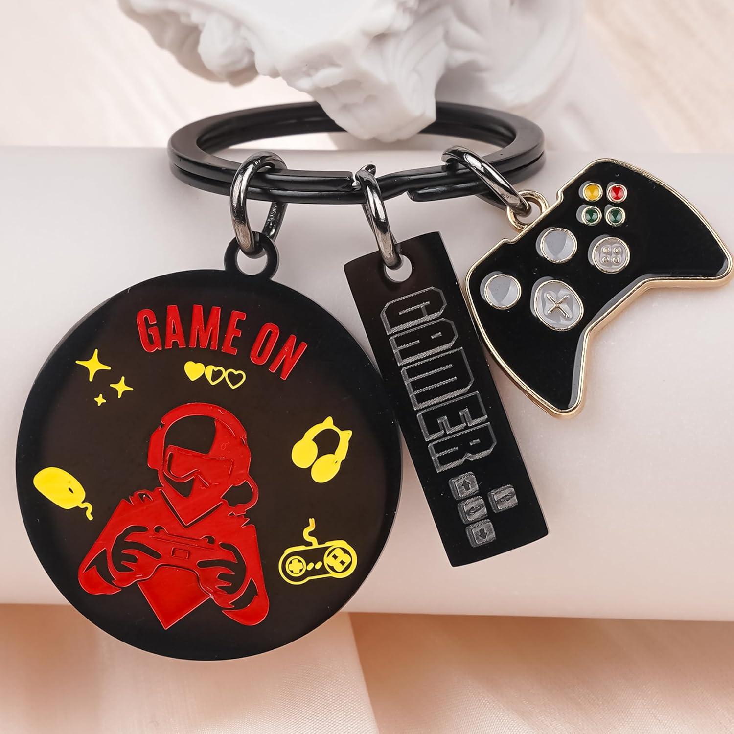 Llavero Gamer Divertido GiftoBi - Astronauta Juega Ahora