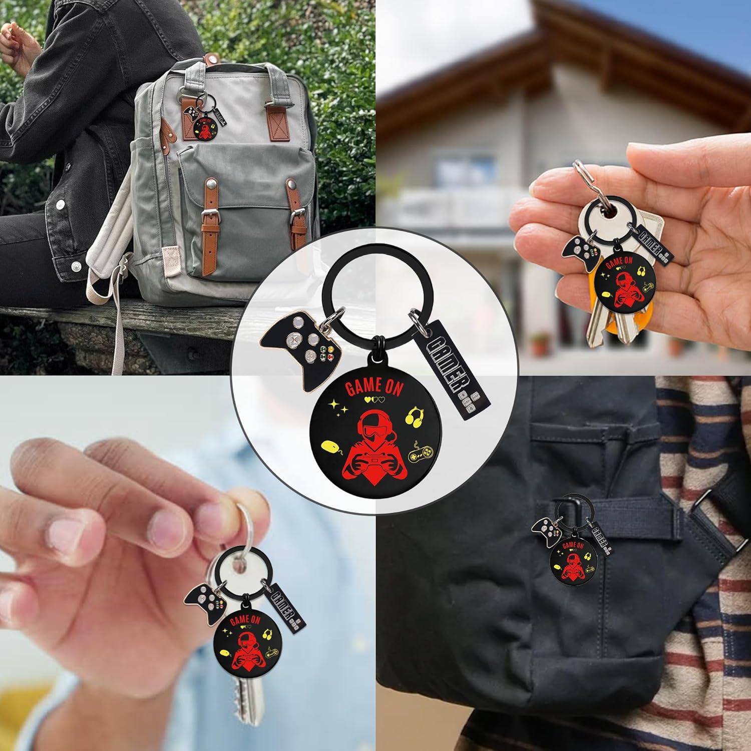 Llavero Gamer Divertido GiftoBi - Astronauta Juega Ahora