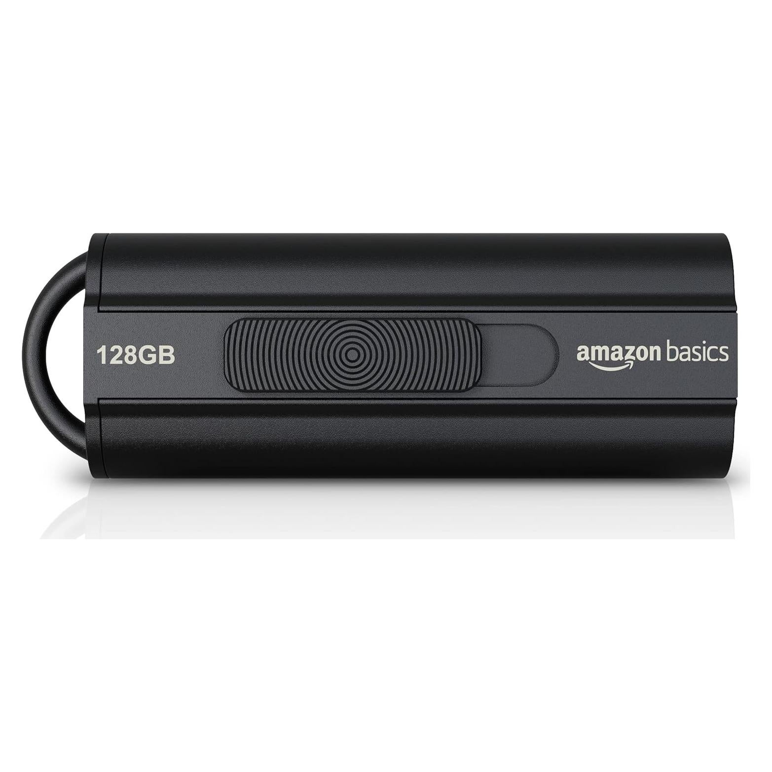 Unidad Flash USB 3.1 Amazon Basics 128 GB Negra