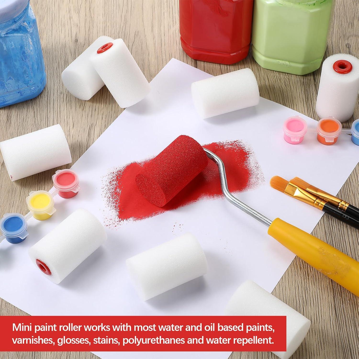 Rodillos de Pintura Mini Nuogo 120 Pcs 5.08 cm Espuma Alta Densidad