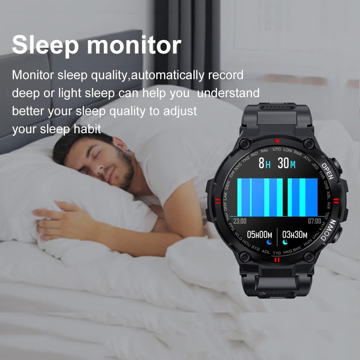 Reloj Inteligente Masis K22 Táctico 1.28" IP68 Fitness