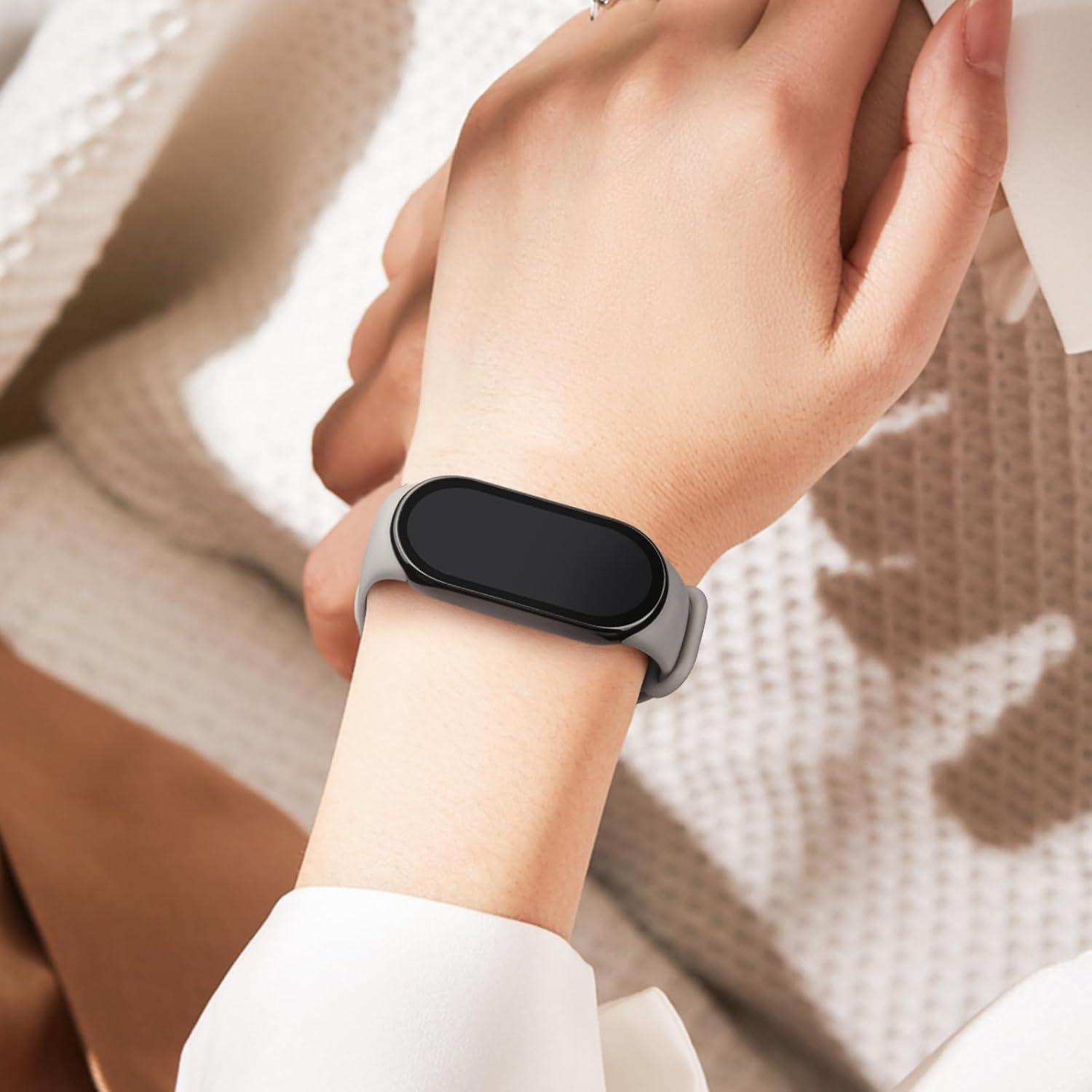 Correa Tobfit 3 Pzas para Xiaomi Mi Band 8 Silicona Ajustable