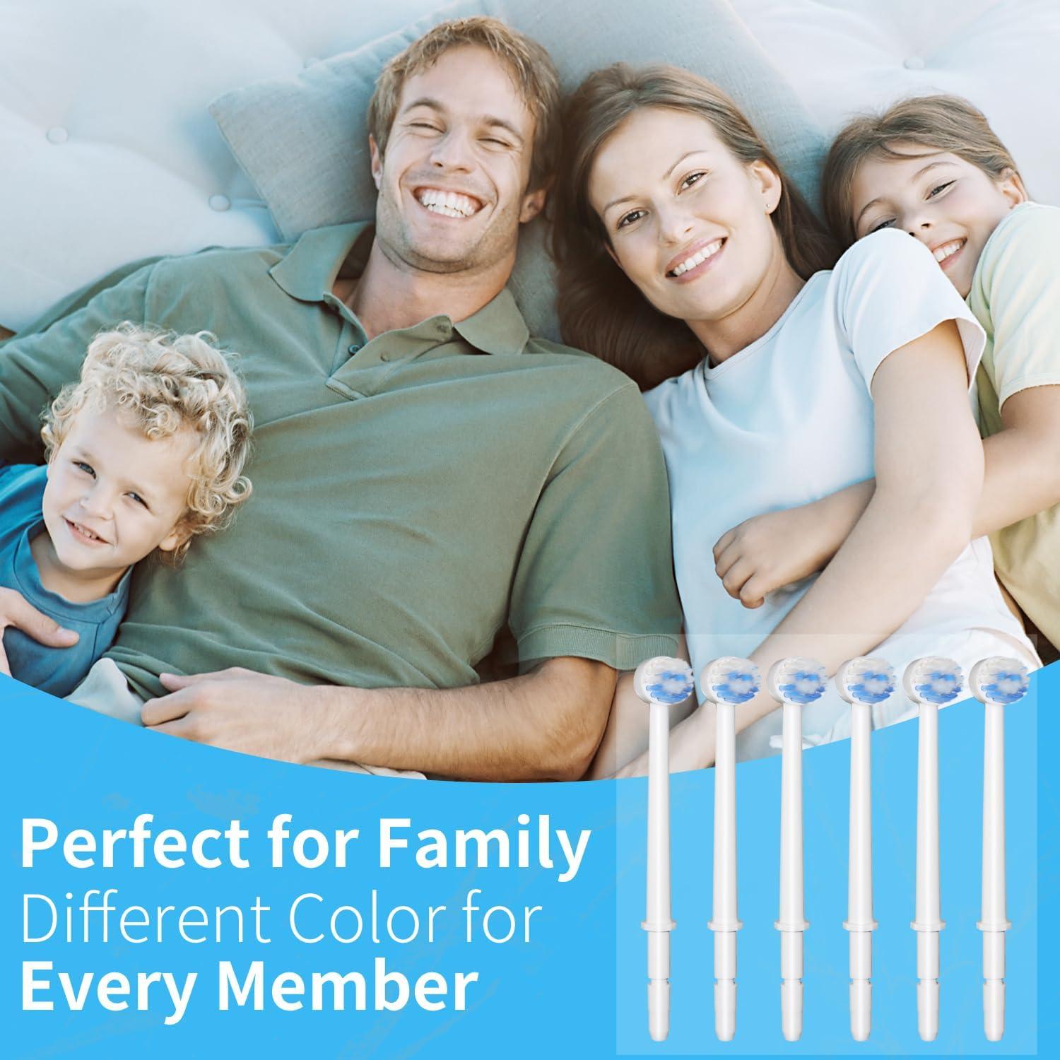 Consejos de Reemplazo Waterpik para Irrigador Bucal - 6 Piezas