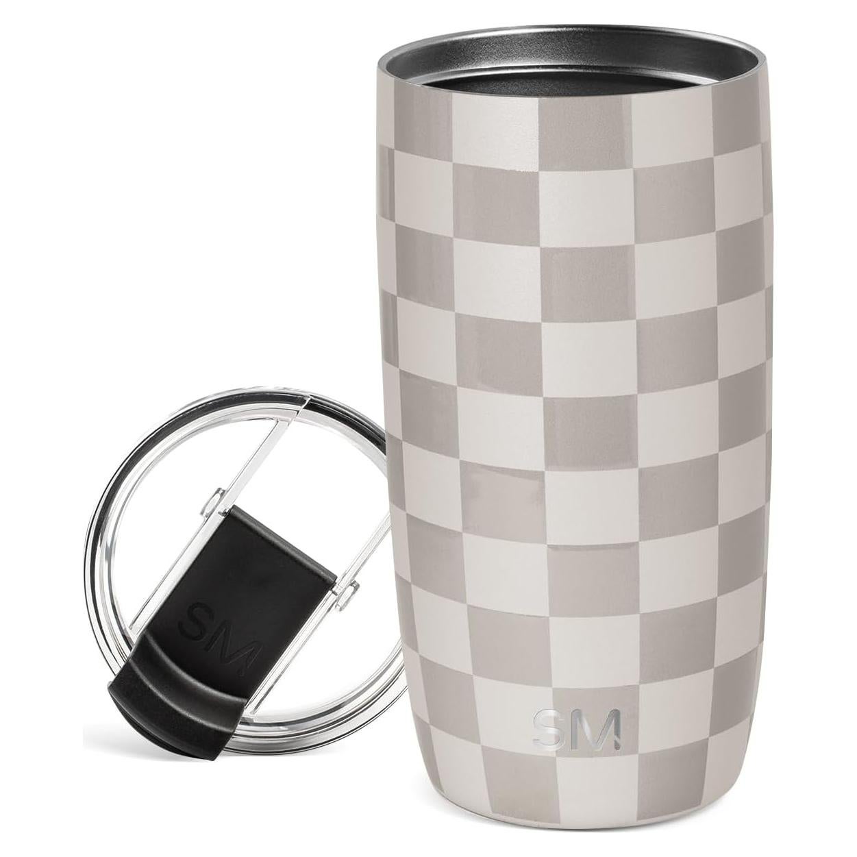 Taza de Viaje Simple Modern Voyager 16oz Acero Inoxidable Aislada